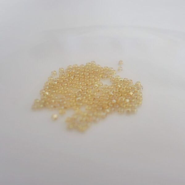 Tambour embroidery colourful glass beads